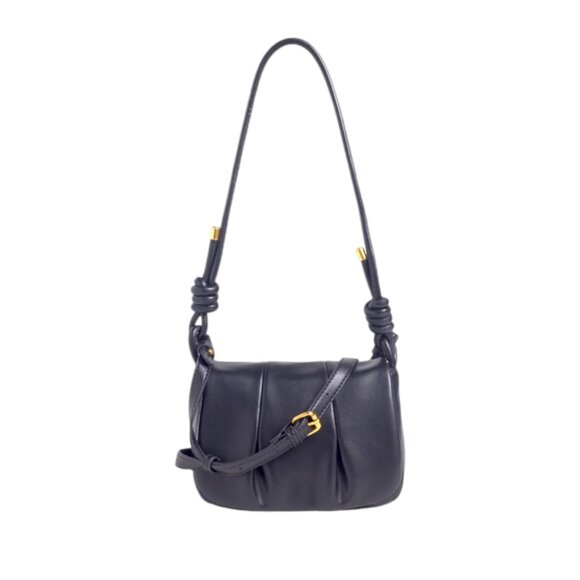 NEW Rachel Zoe Jacquelyn Bag Black Crossbody Removable Strap BEAUTIFUL! - Picture 2 of 4